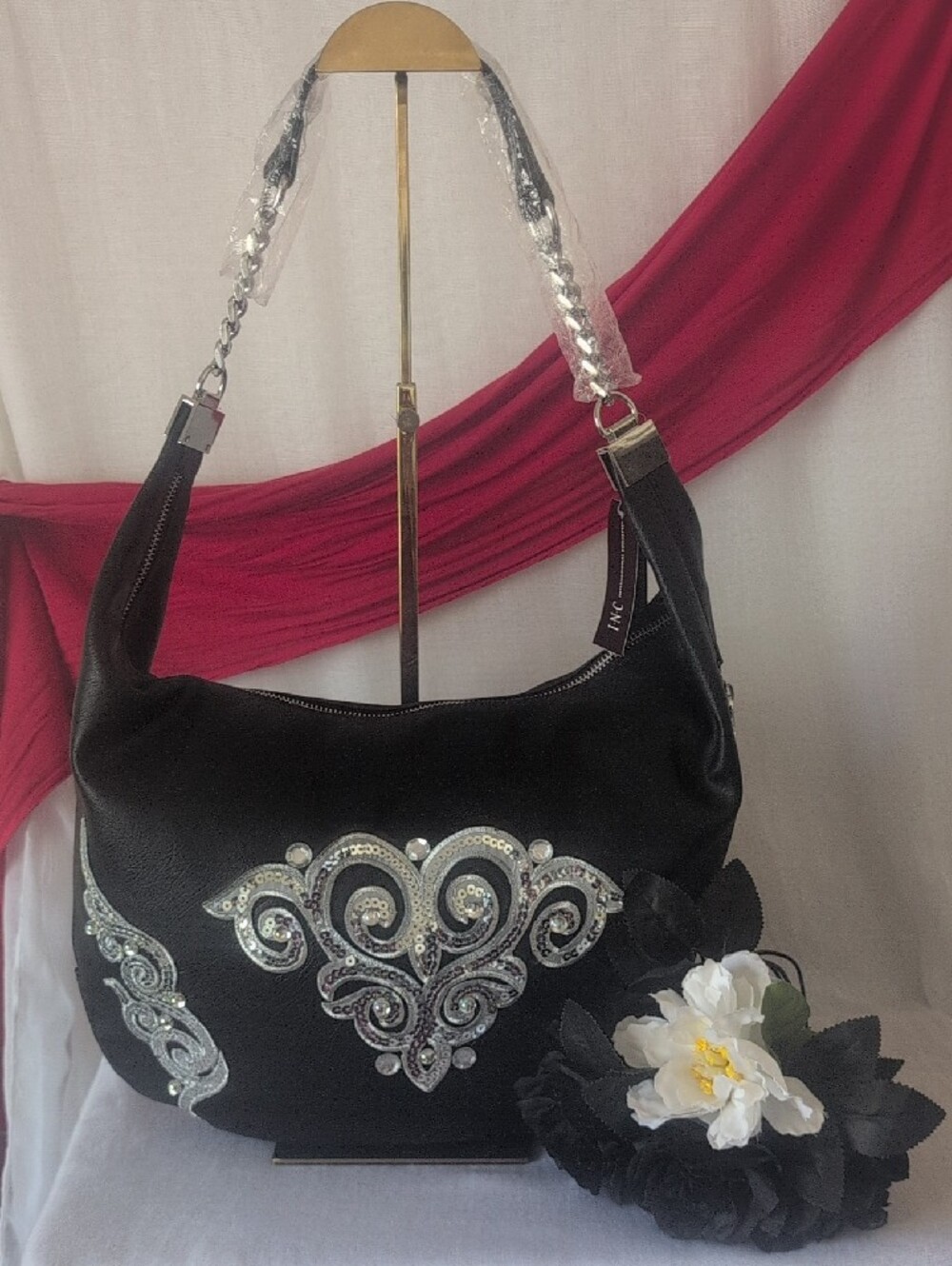 INC PATTII chain hobo bag. - Picture 7 of 7